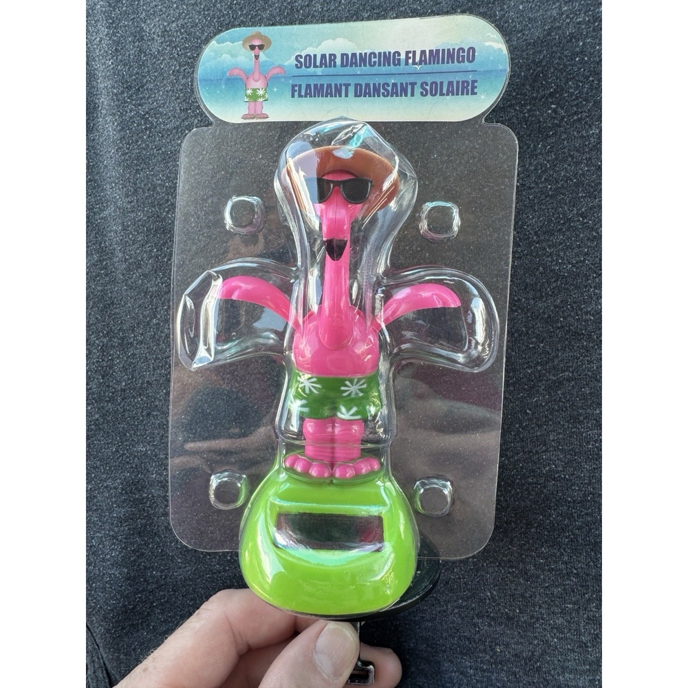 New Solar-Powered Dancing Flamingo with Sunglasses - Picture 5 of 8
